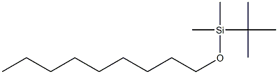 Silane, (1,1-dimethylethyl)dimethyl(nonyloxy)- Struktur