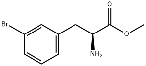 methyl 2-amino-3-(3-bromophenyl)propanoate Struktur