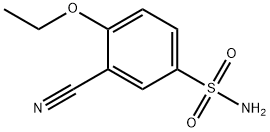 3-Cyano-4-ethoxy-benzenesulfonamide Struktur