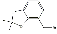 4-(bromomethyl)-2,2-difluoro-1,3-benzodioxole Struktur