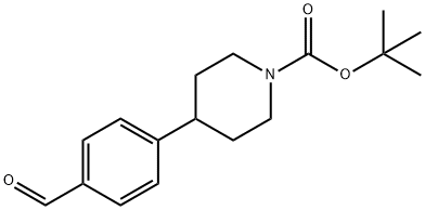 1-BOC-4-(4-FORMYLPHENYL)PIPERIDINE Struktur