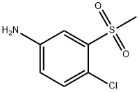 4-chloro-3-methanesulfonylaniline Struktur