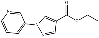 Ethyl 1-(pyridin-3-yl)-1H-pyrazole-4-carboxylate Struktur