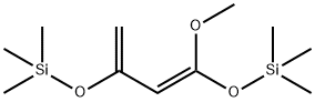 (E)-4-methoxy-2,2,8,8-tetramethyl-6-methylene-3,7-dioxa-2,8-disilanon-4-ene Struktur