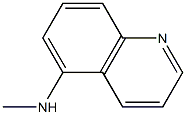 5-Quinolinamine,N-methyl- Struktur