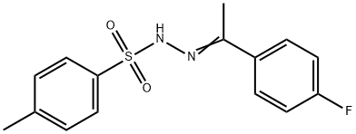 N'-(1-(4-fluorophenyl)ethylidene)-4-methylbenzenesulfonohydrazide Struktur