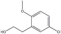 2-(5-chloro-2-methoxyphenyl)ethanol Struktur