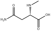 2-Amino-N-methyl-succinamic acid Struktur