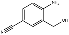 4-Amino-3-(hydroxymethyl)benzonitrile Struktur