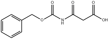 Propanoic acid, 3-oxo-3-[[(phenylmethoxy)carbonyl]amino]- Struktur