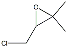 3-(chloromethyl)-2,2-dimethyl-oxirane Struktur