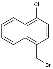 1-(bromomethyl)-4-chloronaphthalene Struktur