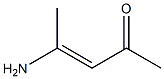 (E)-4-aminopent-3-en-2-one Struktur