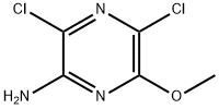 3,5-Dichloro-6-methoxy-pyrazin-2-ylamine Struktur