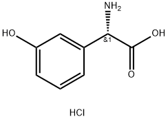 S-3-hydroxyphenylglycine hydrochloride Struktur