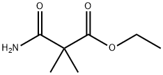 Propanoic acid, 3-amino-2,2-dimethyl-3-oxo-, ethyl ester Struktur