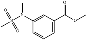 methyl 3-(N-methylmethan-5-ylsulfonamido)benzoate Struktur