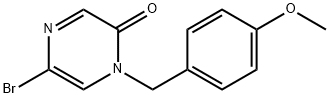 5-bromo-1-(4-methoxybenzyl)
pyrazin-2(1H)-one Struktur