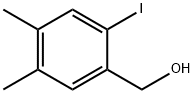 (2-IODO-4,5-DIMETHYLPHENYL)METHANOL Struktur