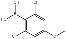 Boronic acid, (2,6-dichloro-4-methoxyphenyl)- Struktur