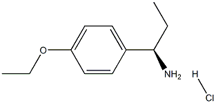 (1R)-1-(4-ETHOXYPHENYL)PROPYLAMINE HYDROCHLORIDE Struktur