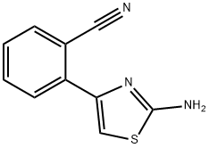 2-(2-aminothiazol-4-yl)benzonitrile Struktur