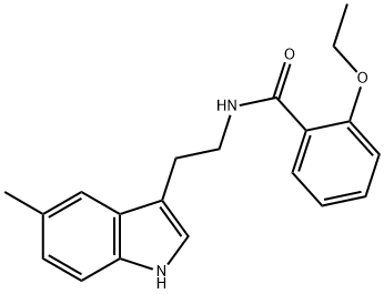 2-ethoxy-N-[2-(5-methyl-1H-indol-3-yl)ethyl]benzamide Struktur