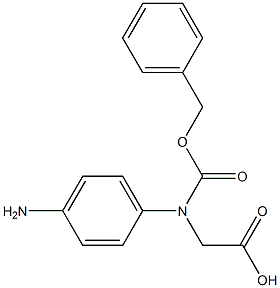 N-Cbz-DL-4-Amino-Phenylglycine Struktur