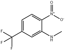 Methyl-(2-nitro-5-trifluoromethyl-phenyl)-amine Struktur