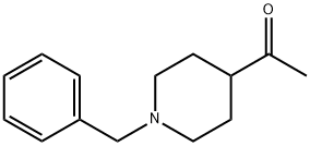 4-acetyl-1-benzylpiperidine Struktur