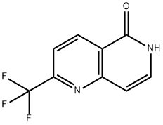 2-Trifluoromethyl-6H-[1,6]naphthyridin-5-one Struktur