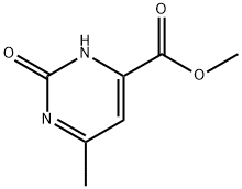 METHYL 2-HYDROXY-6-METHYLPYRIMIDINE-4-CARBOXYLATE Struktur