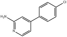 4-(4-chlorophenyl)pyridin-2-amine Struktur