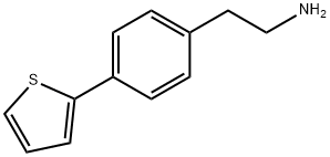 2-(4-(thiophen-2-yl)phenyl)ethanamine Struktur