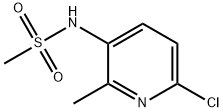 N-(6-Chloro-2-methyl-pyridin-3-yl)-methanesulfonamide Struktur