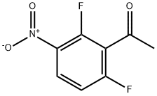 1-(2,6-Difluoro-3-nitro-phenyl)-ethanone Struktur