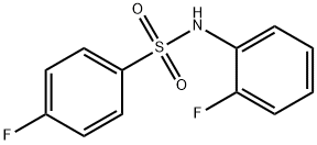 Benzenesulfonamide,4-fluoro-N-(2-fluorophenyl)- Struktur