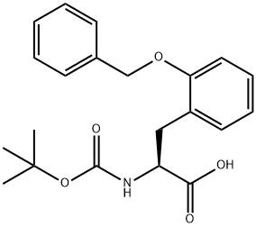 N-Boc-DL-2-phenylmethoxy-Phenylalanine Struktur