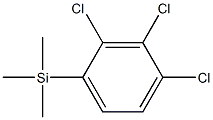 trimethyl-(2,3,4-trichlorophenyl)silane Struktur