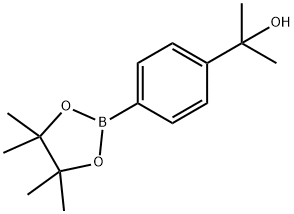 2-[4-(Tetramethyl-1,3,2-dioxaborolan-2-yl)phenyl]propan-2-ol Struktur