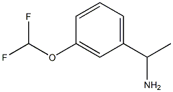 1-[3-(difluoromethoxy)phenyl]ethan-1-amine Structure