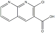 2-Chloro-1,8-naphthyridine-3-carboxylic acid Struktur