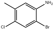 2-Bromo-4-chloro-5-methyl-phenylamine Struktur