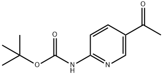 TERT-BUTYL (5-ACETYLPYRIDIN-2-YL)CARBAMATE Struktur