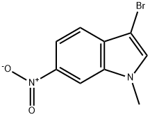 3-bromo-1-methyl-6-nitro-1H-indole Struktur