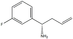 (1S)-1-(3-FLUOROPHENYL)BUT-3-EN-1-AMINE Struktur