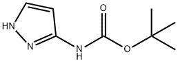 tert-butyl 1H-pyrazol-5-ylcarbamate Struktur