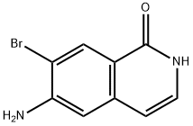 6-amino-7-bromo-1,2-dihydroisoquinolin-1-one Struktur