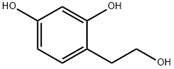 4-(2-hydroxyethyl)benzene-1,3-diol Struktur