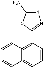 5-(1-naphthyl)-1,3,4-oxadiazol-2-amine Struktur